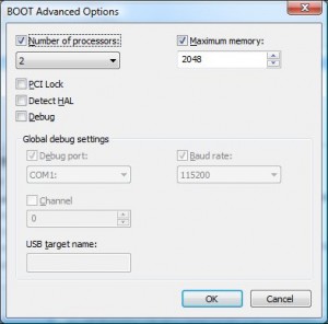 Advanced Boot - System Configuration